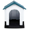 Dog House Blue, White, Black Polypropylene 22.4W x 26.8D x 26H