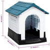 Dog House Blue, White, Black Polypropylene 22.4W x 26.8D x 26H