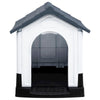 Dog House Grey, White, Black Polypropylene Small Durable