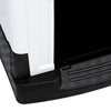 Dog House Grey, White, Black Polypropylene Small Durable