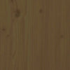 Dog Bed Honey Brown Solid Pine Wood 21.9W x 17.9D x 11H