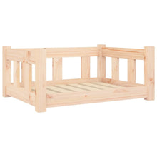 Dog Bed Natural Solid Pine Wood Medium Durable