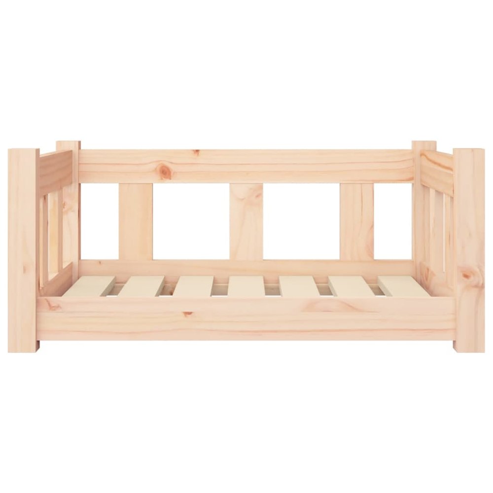 Dog Bed Natural Solid Pine Wood Medium Durable