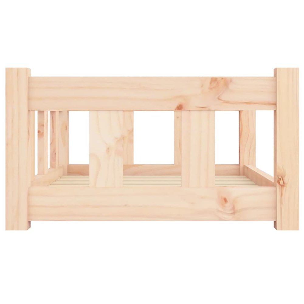 Dog Bed Natural Solid Pine Wood Medium Durable