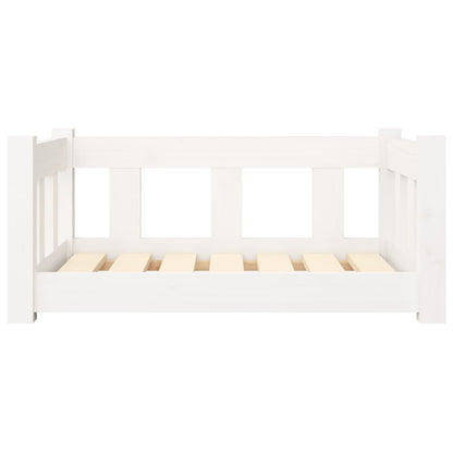 Dog Bed White Solid Pine Wood Medium Durable