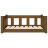 Dog Bed Honey Brown Solid Pine Wood Medium Durable