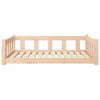 Dog Bed Natural Solid Pine Wood Medium Simple