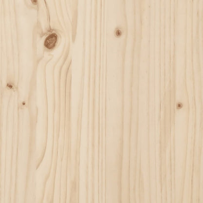 Dog Bed Natural Solid Pine Wood Medium Simple