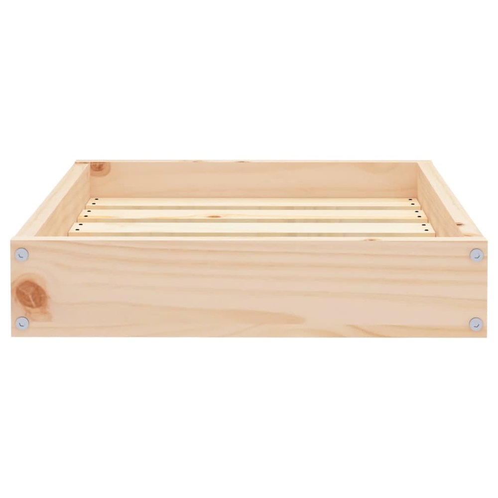 Dog Bed Natural Solid Pine Wood Small Durable
