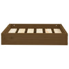 Dog Bed Honey Brown Solid Pine Wood 20.3W x 17.3D x 3.5H