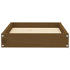 Dog Bed Honey Brown Solid Pine Wood 20.3W x 17.3D x 3.5H