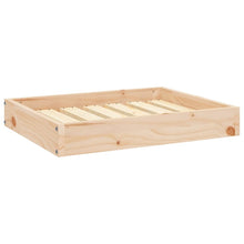 Dog Bed Natural Pinewood Untreated Solid Pine Medium Sturdy
