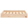 Dog Bed Natural Pinewood Untreated Solid Pine Medium Sturdy