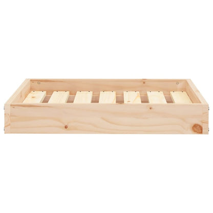 Dog Bed Natural Pinewood Untreated Solid Pine Medium Sturdy
