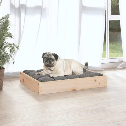 Dog Bed Natural Pinewood Untreated Solid Pine Medium Sturdy