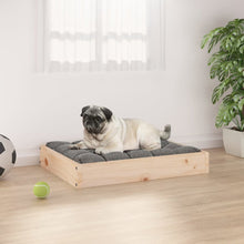 Dog Bed Natural Pinewood Untreated Solid Pine Medium Sturdy