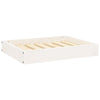 Dog Bed White Solid Pine Wood Medium Tough