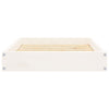 Dog Bed White Solid Pine Wood Medium Tough