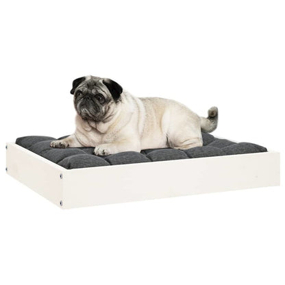 Dog Bed White Solid Pine Wood Medium Tough
