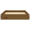 Dog Bed Honey Brown Solid Pine Wood Small Durable