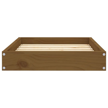 Dog Bed Honey Brown Solid Pine Wood Small Durable