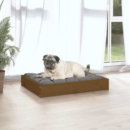 Dog Bed Honey Brown Solid Pine Wood Small Durable