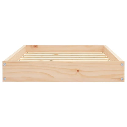 Dog Bed Natural Wood Solid Pine Wood Medium Minimalistic