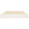 Dog Bed White Solid Pine Wood Medium Minimalistic