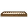 Dog Bed Honey Brown Solid Pine Wood Simple