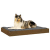 Dog Bed Honey Brown Solid Pine Wood Simple