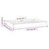 Dog Bed Black Solid Pine Wood Medium Durable