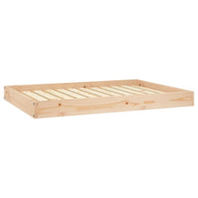 Dog Bed Natural Wood Solid Pine Wood