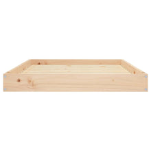 Dog Bed Natural Wood Solid Pine Wood 40.0 x 29.1 x 3.5 in