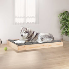 Dog Bed Natural Wood Solid Pine Wood