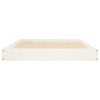 Dog Bed White Solid Pine Wood Medium Simple