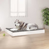 Dog Bed White Solid Pine Wood Medium Simple