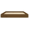 Dog Bed Honey Brown Solid Pine Wood 40W x 29.1D x 3.5H