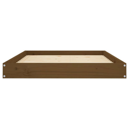 Dog Bed Honey Brown Solid Pine Wood 40W x 29.1D x 3.5H