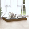 Dog Bed Honey Brown Solid Pine Wood 40W x 29.1D x 3.5H