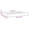 Dog Bed Honey Brown Solid Pine Wood 40W x 29.1D x 3.5H