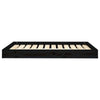 Dog Bed Black Solid Pine Wood Durable Rectangular 40W x 29.1D x 3.5H