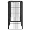 Dog Playpen Black Powder-Coated Steel, Polyethylene 19.7W x 39.4D x 39.4H