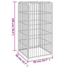 Dog Playpen Black Powder-coated Steel 19.7 x 39.4 in Dog Playpen