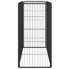 Dog Playpen Black Powder-coated steel