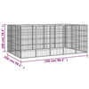 Dog Playpen Black Powder-Coated Steel Expandable 59.1W x 98.4D x 39.4H