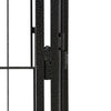 Dog Playpen Black Powder-Coated Steel In Panels