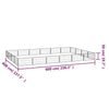 Dog Playpen Black Powder-Coated Steel 20-Panel