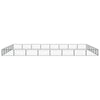 Dog Playpen Black Powder-Coated Steel 28 Panels Foldable