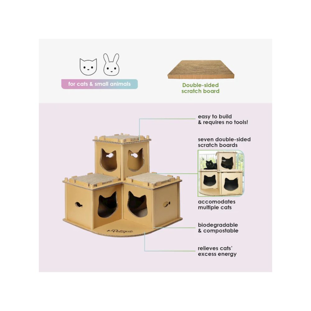 Feline Fortress Cat House