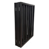 AmeriHome 72 inch Freestanding 4-Panel Folding Wood Pet Gate - Brown